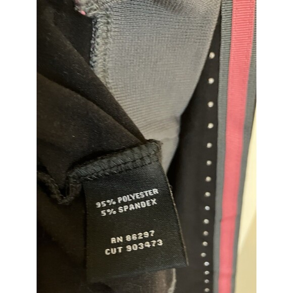 BCBG MAXAZRIA Zip Hoodie Y2K Tracksuit Jacket with Rhinestone Logo Med - Picture 6 of 8